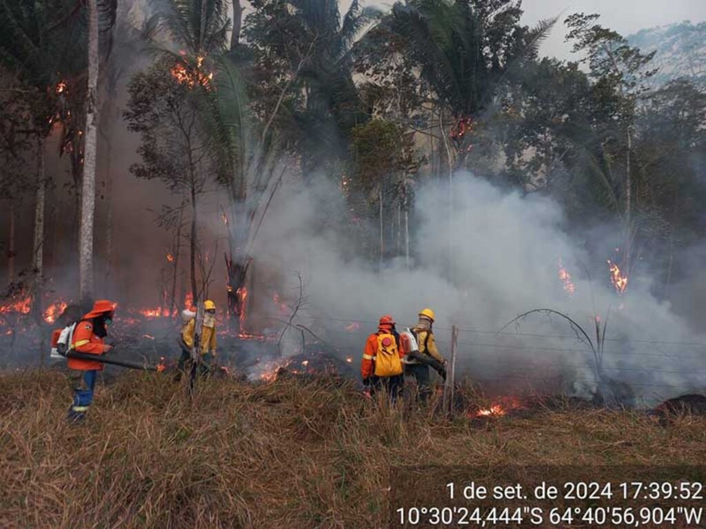 Reforço conjunto das forças de seguranças eliminam grandes focos de incêndios criminosos em Rondônia - Gente de Opinião