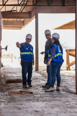 Equipe de fiscalização da Seosp atuando na obra - Gente de Opinião