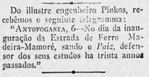 Os 112 anos de inauguração da EFMM não passarão em branco - Gente de Opinião