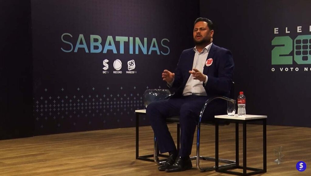 Samuel Costa, candidato a prefeito, foi o entrevistado desta quarta, na Sabatina do Grupo SIC - Gente de Opinião