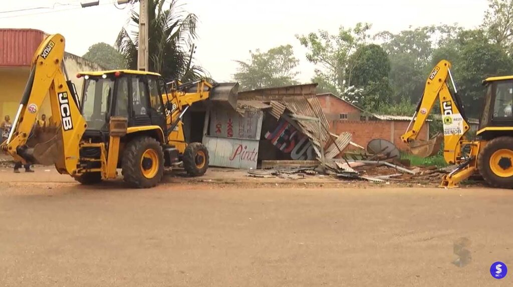 Barracos construídos em área de preservação permanente são destruídos em Porto Velho - Gente de Opinião