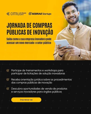 Sebrae realiza Jornada on-line de Compras Públicas de Inovação - Gente de Opinião