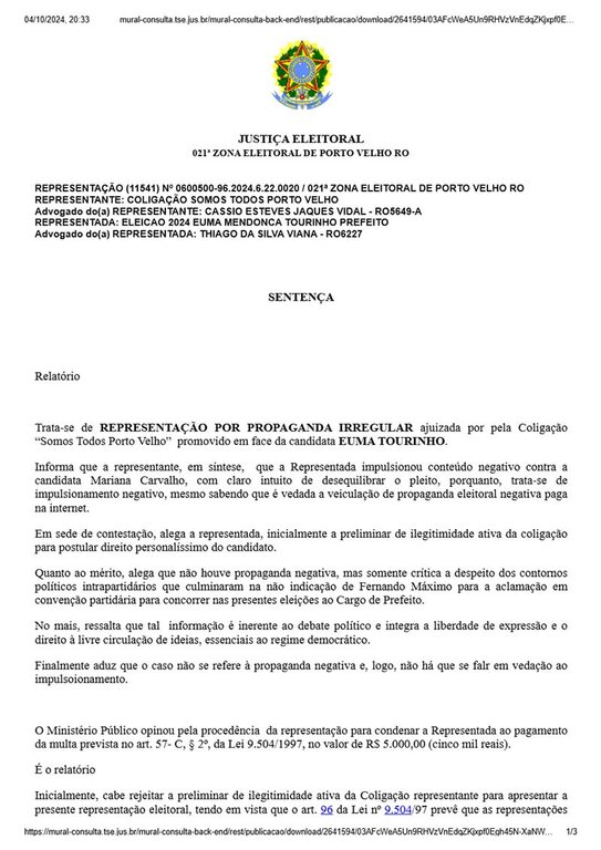 Euma Tourinho é condenada três vezes por difamar Mariana Carvalho nas redes sociais - Gente de Opinião