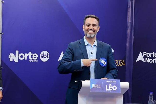 Com confiança e autenticidade, Léo se destaca em debate na TV Norte SBT - Gente de Opinião