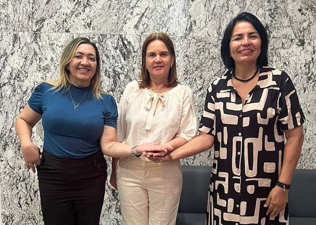 Coordenadora de Divisão de Imunização Zeth Gomes, Eliana Pasini Secretária da Semusa e Izabel   Cristina   Vice Presidente do Rotary Club de Porto Velho Madeira - Gente de Opinião