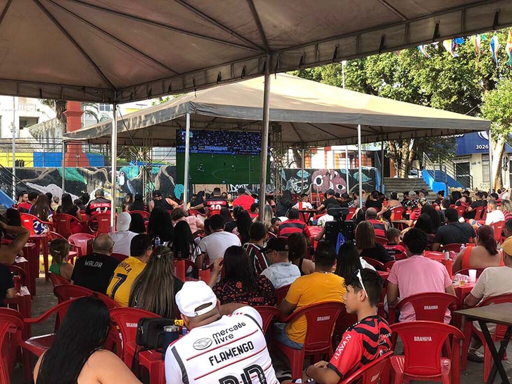 Mega estrutura para transmissão do Flamengo X Atlético MG e shows no Mercado Cultural - Gente de Opinião