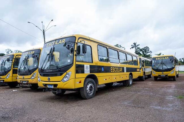 Município de Porto Velho adquiriu frota de 160 veículos para transportar diariamente mais de 6.300 alunos - Gente de Opinião