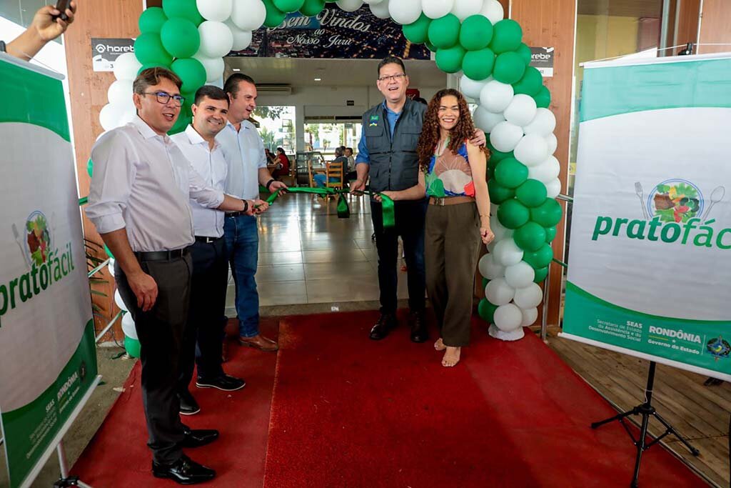 Governador Marcos Rocha e Secretária Luana Rocha Inauguram Programa Prato Fácil em Jaru - Gente de Opinião