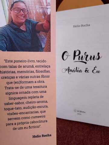 Lançamento: obra Literária "Purus, Anália & Eu" de Hélio Rocha - Gente de Opinião