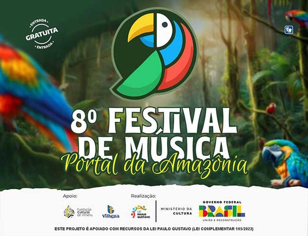 Festival Portal da Amazônia acontece em Vilhena no dia 15 de fevereiro - Gente de Opinião