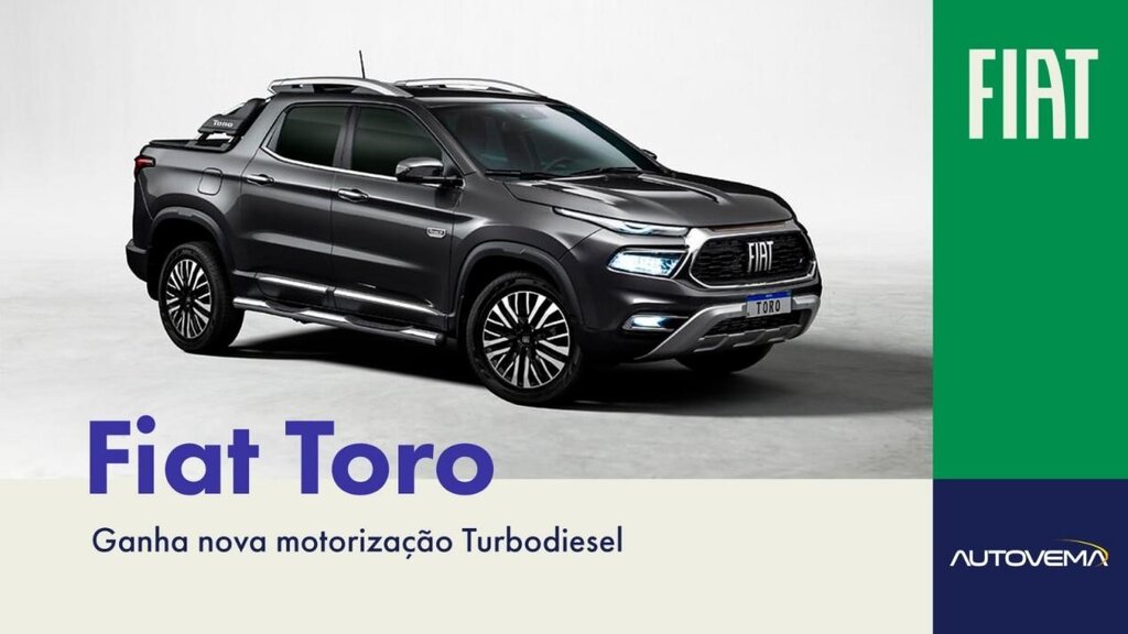 Fiat Toro ganha nova motorização Turbodiesel - Gente de Opinião