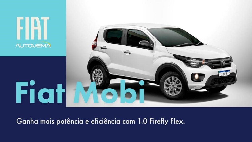 Fiat Mobi ganha mais potência e eficiência com 1.0 Firefly Flex - Gente de Opinião