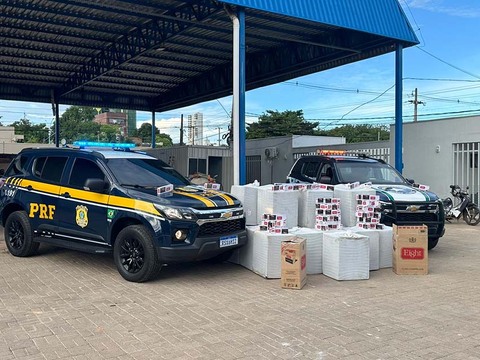 DRF Porto Velho apreende milhares de cigarros paraguaios