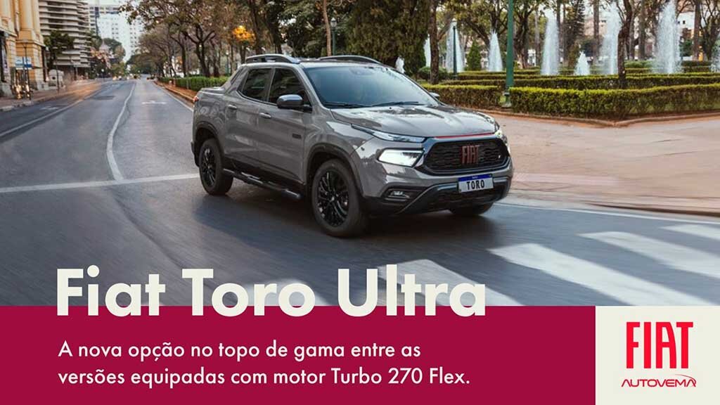 Fiat Toro Ultra é a nova opção no topo da linha flex da picape em 2025 - Gente de Opinião