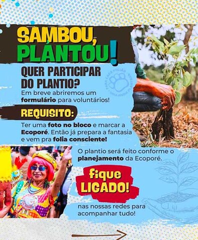 Sustentabilidade no carnaval: Ecoporé e bloco Pirarucu do Madeira firmam parceria - Gente de Opinião