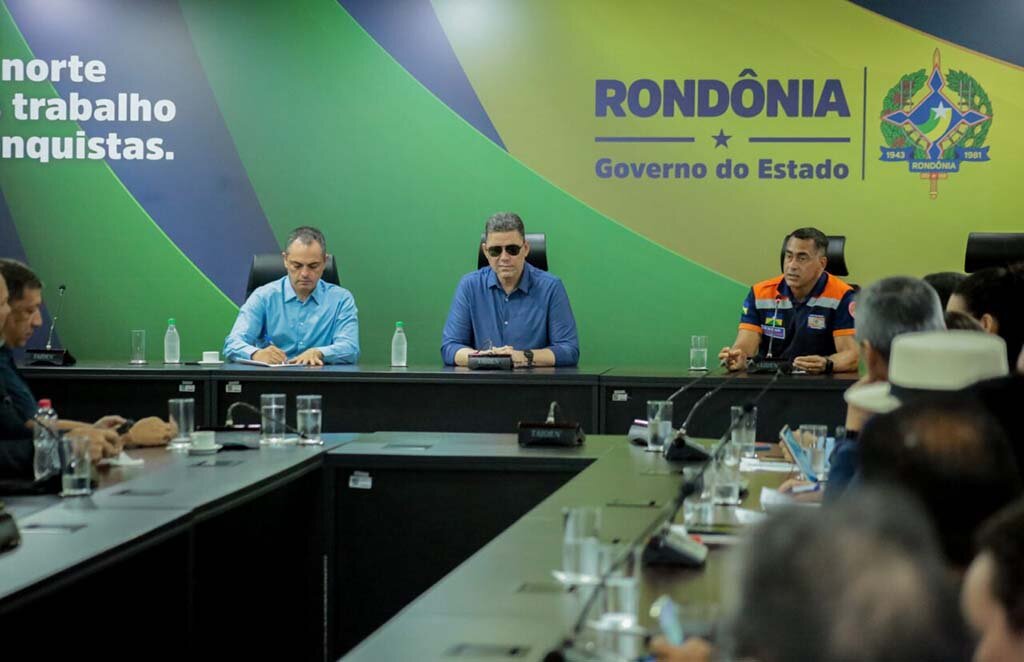 Governador Coronel Marcos Rocha convoca comitê e discutiu ações contra os impactos das mudanças climáticas em Rondônia - Gente de Opinião