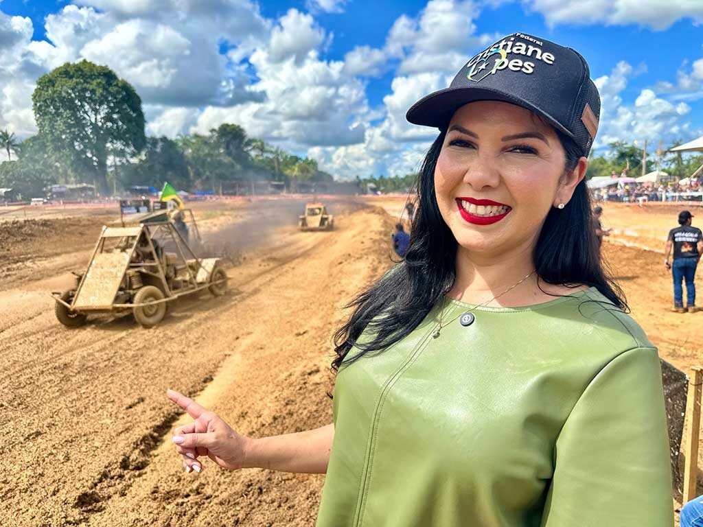 Deputada Federal Cristiane Lopes destina R$ 1 milhão e 800 mil para Alto Paraíso (RO) e participa da 17ª Corrida Nacional de Jericos Motorizados - Gente de Opinião