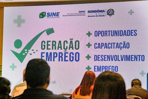 Mais de 2,3 mil vagas de emprego e cursos gratuitos estão abertos à população por meio da plataforma do governo de RO