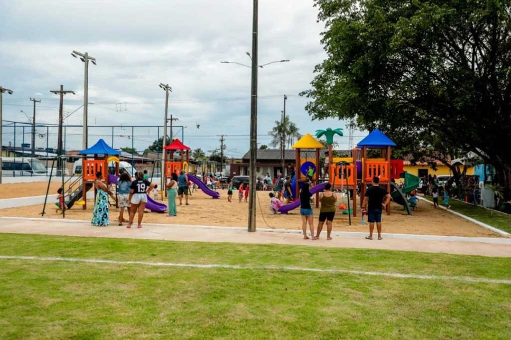 Deputada federal Cristiane Lopes e governador Marcos Rocha entregam nova praça do Abobrão - Gente de Opinião