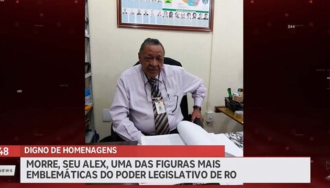 Morre, Seu Alex, uma das figuras mais emblemáticas do legislativo rondoniense