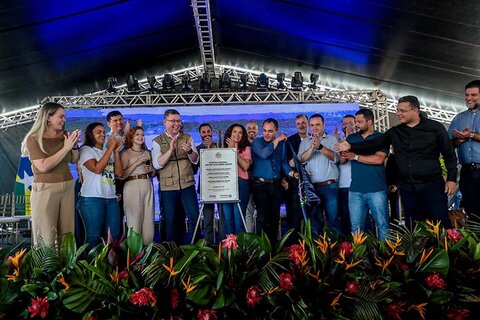 Governador Marcos Rocha inaugura e coloca em funcionamento o novo hospital de Guajará-Mirim