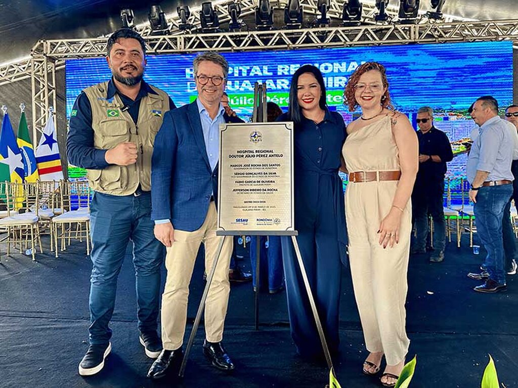 Cristiane Lopes Participa da Entrega do Novo Hospital Regional de Guajará-Mirim  - Gente de Opinião