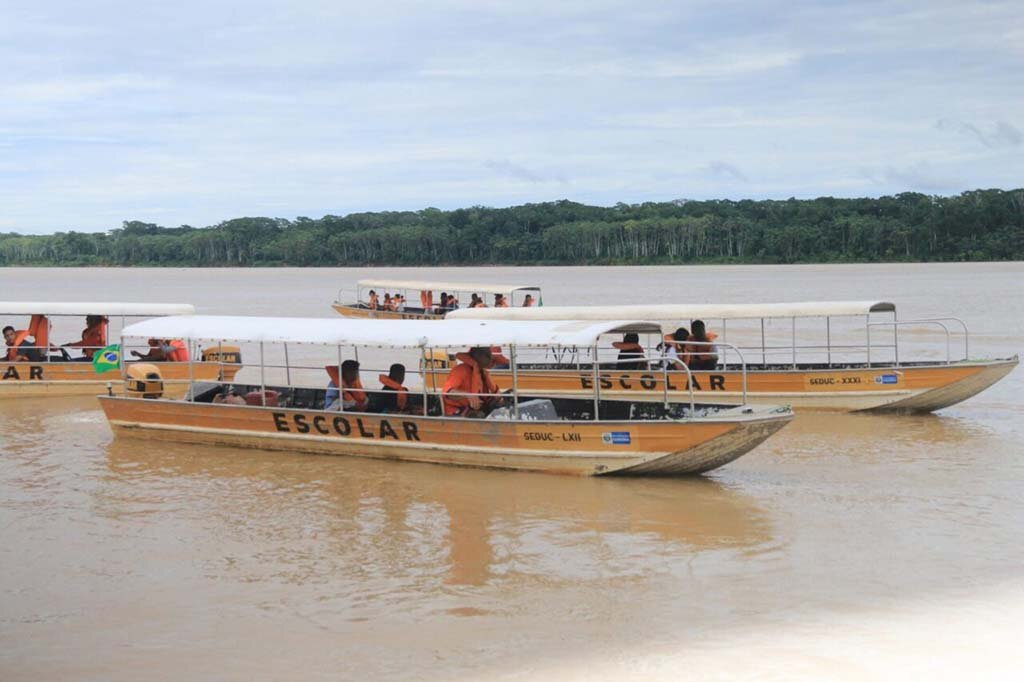 Acesso à educação em Rondônia é ampliado com mais uma entrega de embarcações para estudantes ribeirinhos - Gente de Opinião