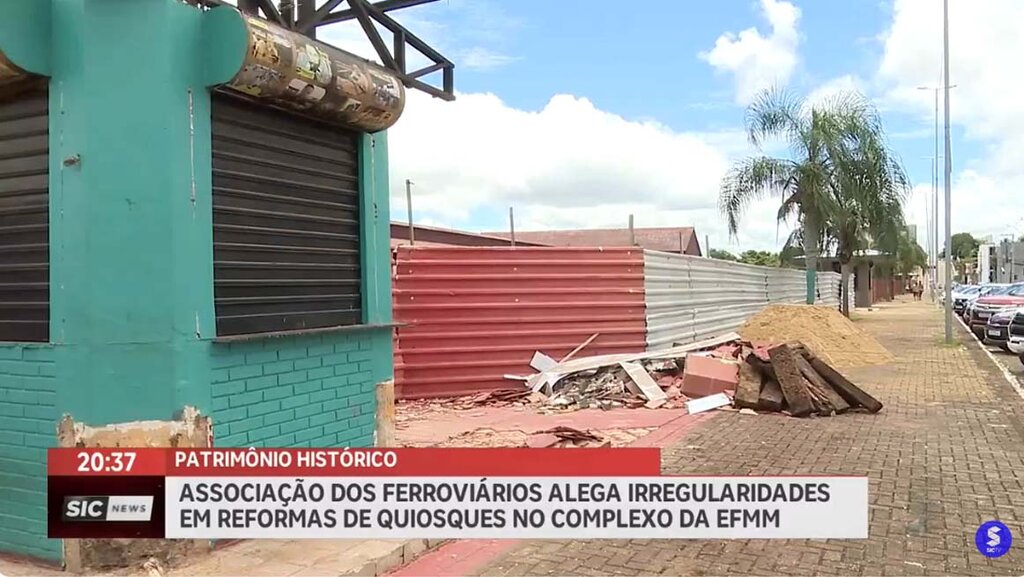 Associação dos Ferroviários da EFMM aponta irregularidades em quiosques do complexo - Gente de Opinião