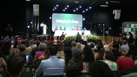 Formatura dos acadêmicos da Fimca em Vilhena