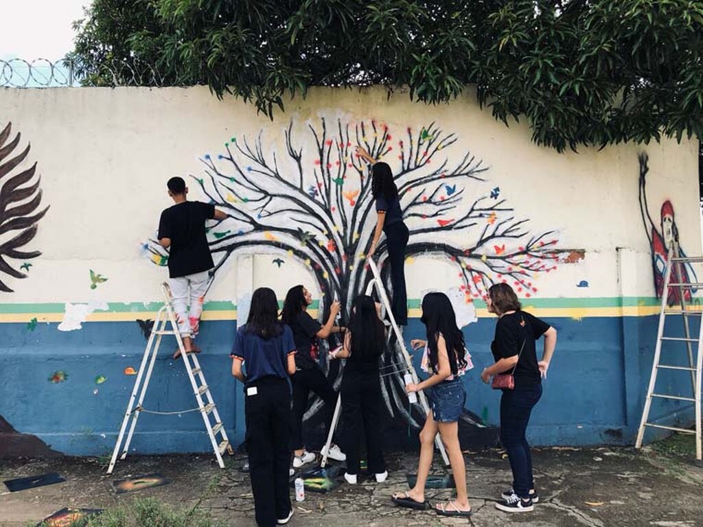 Escola 21 de Abril participa do Projeto Nacional Megafone Artivismo - Gente de Opinião