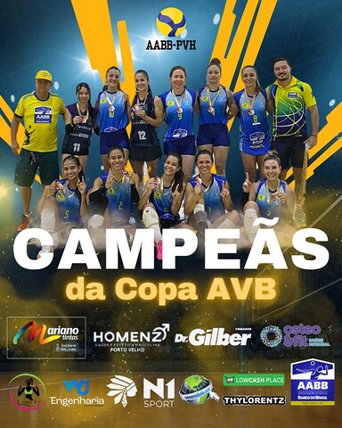 AABB Porto Velho conquista o título da Copa AVB em Nova Brasilândia D'Oeste de Vôlei Feminino - Gente de Opinião