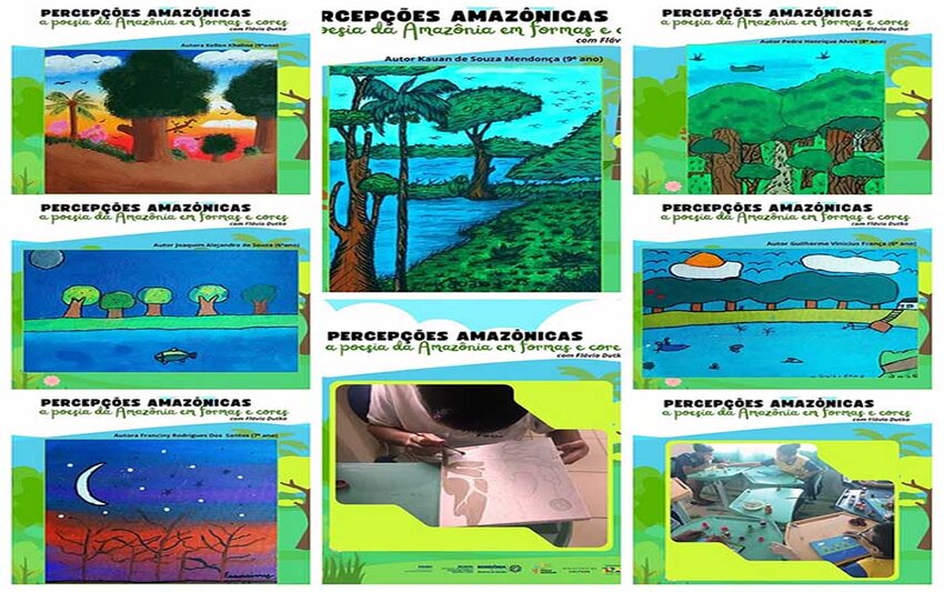Arte, Identidade e Meio Ambiente: Estudantes Ribeirinhos Transformam a Amazônia em Poesia Visual no Projeto “Percepções Amazônicas”