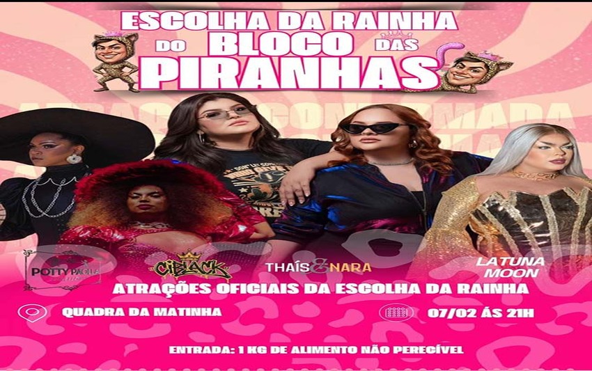 Humaitá celebra a escolha da Rainha do Bloco das Piranhas com grande evento solidário