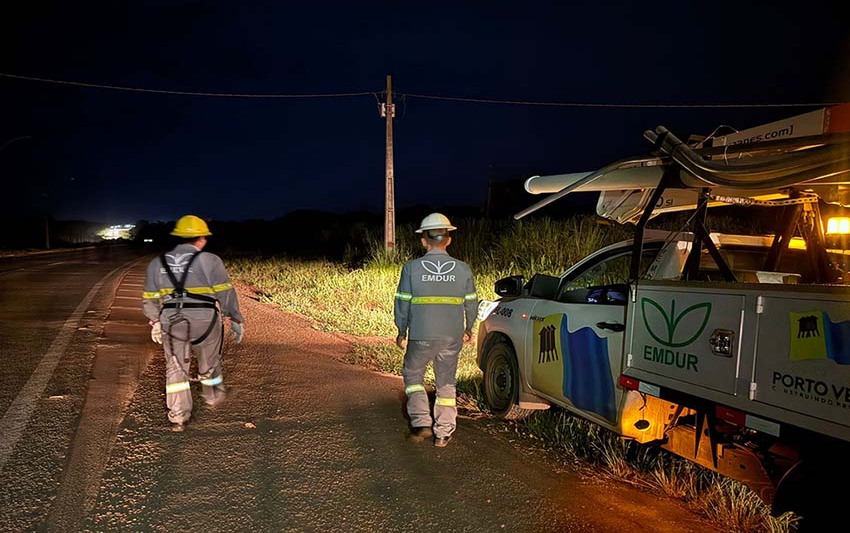 Vandalismo compromete rede elétrica na BR 364
