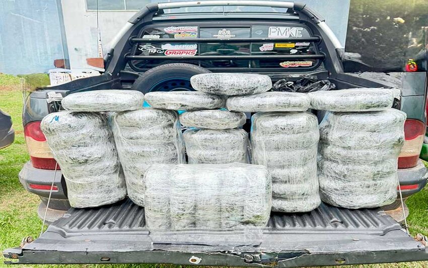 Forças de segurança apreendem mais de 52 kg de pasta base de cocaína durante Operação Protetor das Divisas e Fronteiras em Guajará-Mirim