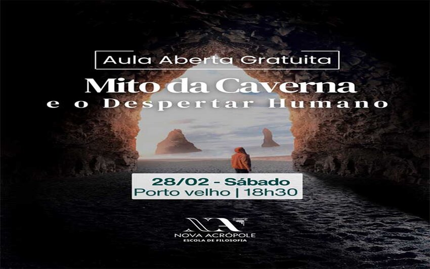 Mito da Caverna inspira aula aberta sobre despertar humano em Porto Velho