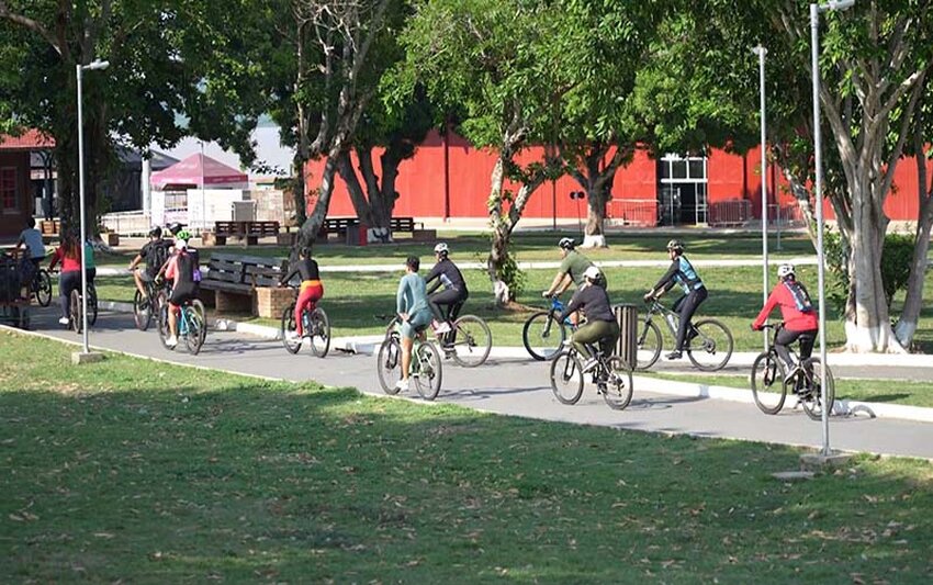 Passeio ciclístico reúne esporte, turismo e história em PVH com apoio da Prefeitura