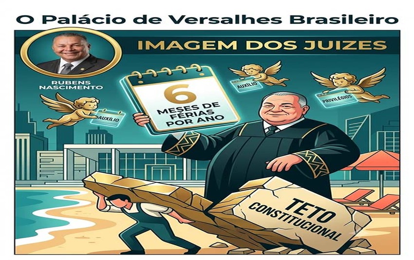 O Palacio de Versalhes brasileiro: Juízes Procuradores agora ficam seis meses sem trabalhar por ano